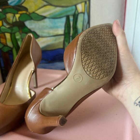 merona brown pointed stiletto heels shoes - Picture 4 of 4